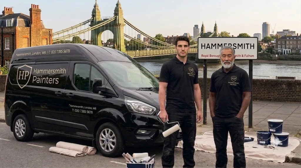 Professional painters and decorators at work in Hammersmith - Hammersmith Painters